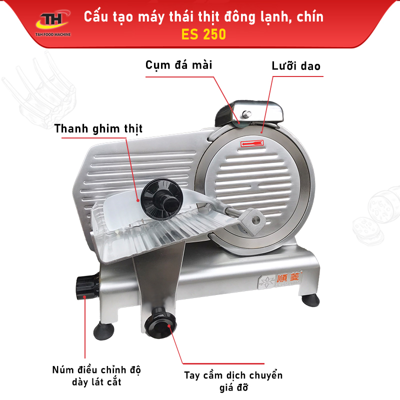 Máy Thái Thịt Chín, Thịt Đông Lạnh ES-250